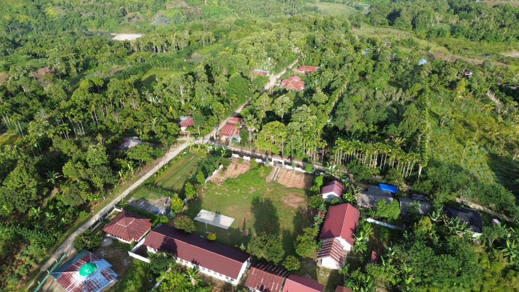 Foto Tampak Atas Kampung UPT. Pantan Kela